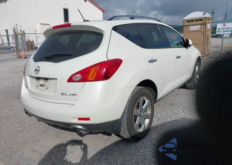 2010 Nissan Murano Sl z USA, uszkodzony, nr VIN JN8AZ1MW3AW133661